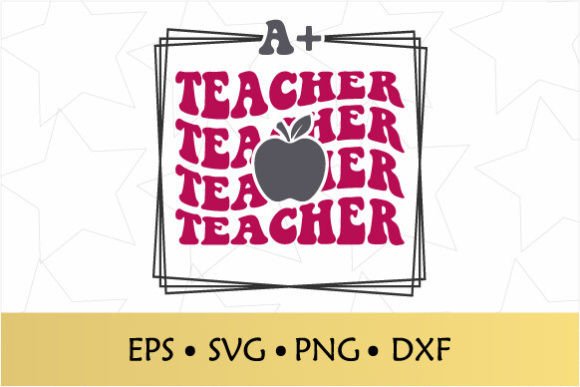 A Teacher Retro Groovy SVG: A Versatile Design