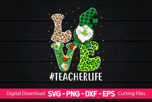 Charming I Love Gnomes Teacher Life Design
