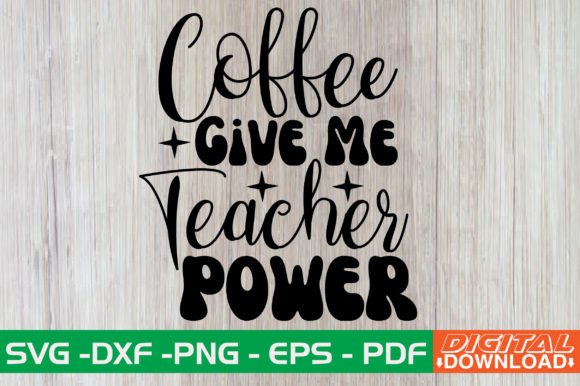 Coffee Give Me Teacher Power: A Retro SVG Review