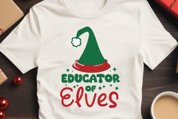 Educator of Elves SVG for Festive Embroidery