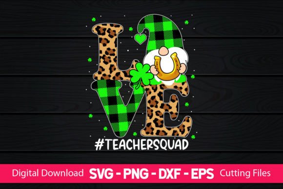 I Love Gnomies Teacher Squad: A Charming Embroidery Design