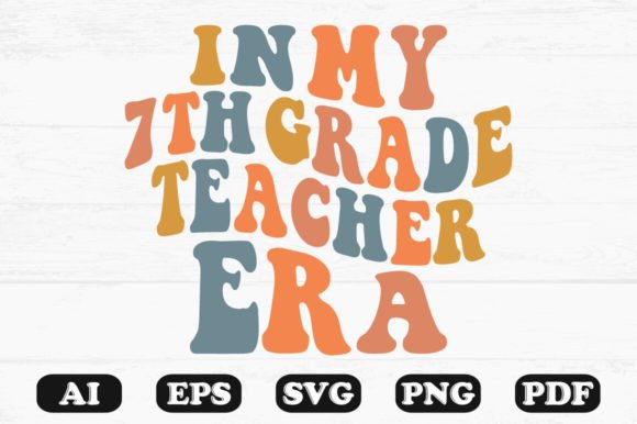 In My 7th Grade Teacher Era Retro SVG