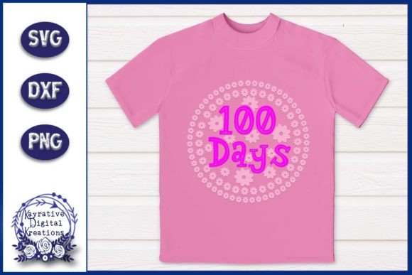 Review: 100 Days of School Flower Shirt SVG