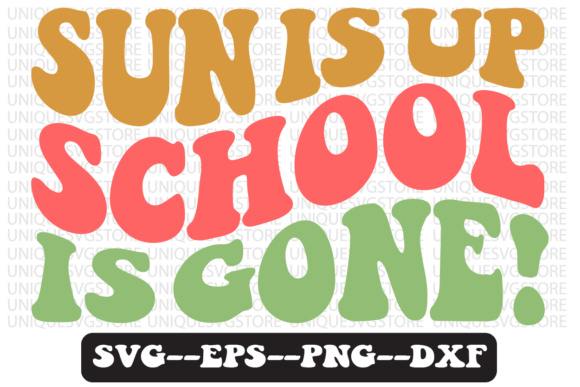 Sun is Up, School is Gone: A Retro SVG Design Review