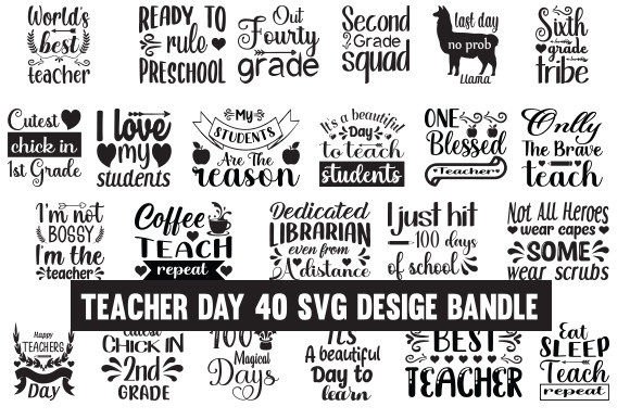 Teacher Day 40 SVG Design Bundle: A Detailed Review
