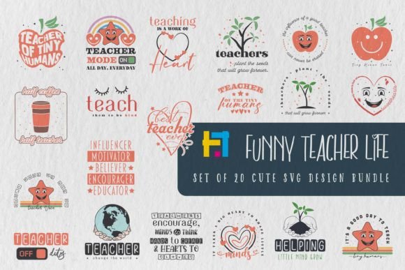 Teacher Inspirational Quotes SVG Bundle
