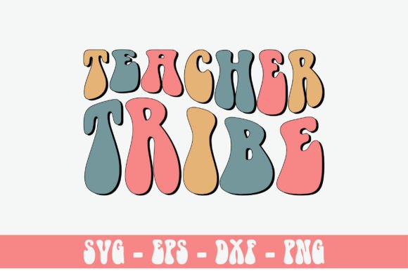 Teacher Tribe Retro Svg Design: A Versatile Embroidery Gem