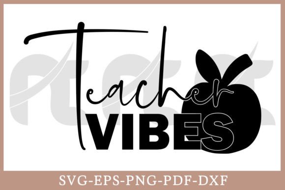 Teacher Vibes Shirt SVG Cutting File Review